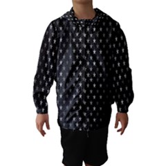 Rabstol Net Black White Space Light Hooded Wind Breaker (kids) by Mariart