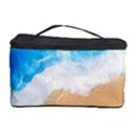 Sand Beach Water Sea Blue Brown Waves Wave Cosmetic Storage Case View1