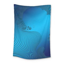 Fractals Lines Wave Pattern Small Tapestry by Nexatart