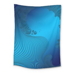 Fractals Lines Wave Pattern Medium Tapestry by Nexatart