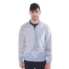 Winter Snow Trees Forest Wind Breaker (men) by Nexatart