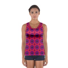 Retro Abstract Boho Unique Women s Sport Tank Top  by Nexatart