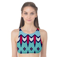 Rhombus hearts and other shapes             Tank Bikini Top