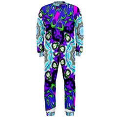 Graphic Isolated Mandela Colorful Onepiece Jumpsuit (men)  by Nexatart