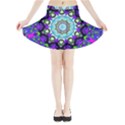 Graphic Isolated Mandela Colorful Mini Flare Skirt View3