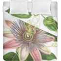 Passion Flower Flower Plant Blossom Duvet Cover Double Side (King Size) View1