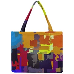 Abstract Vibrant Colour Mini Tote Bag by Nexatart