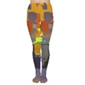 Abstract Vibrant Colour Women s Tights View1