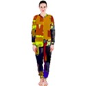 Abstract Vibrant Colour OnePiece Jumpsuit (Ladies)  View1