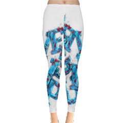 Sport Crossfit Fitness Gym Never Give Up Leggings  by Nexatart