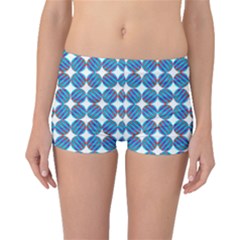 Geometric Dots Pattern Rainbow Boyleg Bikini Bottoms by Nexatart