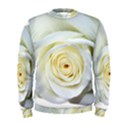 Flower White Rose Lying Men s Sweatshirt View1