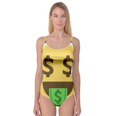 Money Face Emoji Camisole Leotard  by BestEmojis