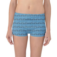 Bicycles Pattern Boyleg Bikini Bottoms