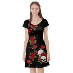 Sweet Poison Short Sleeve Skater Dress by tonitails