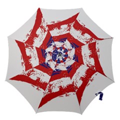 Red White Blue Star Flag Hook Handle Umbrellas (medium)