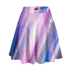 Widescreen Polka Star Space Polkadot Line Light Chevron Waves Circle High Waist Skirt by Mariart