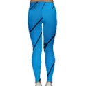 Technical Line Blue Black Classic Yoga Leggings View2