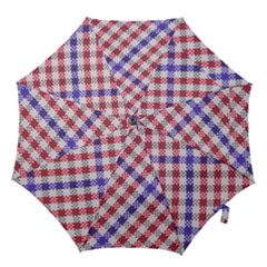 Webbing Wicker Art Red Bluw White Hook Handle Umbrellas (medium)