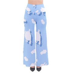 Vector Sheep Clouds Background Pants