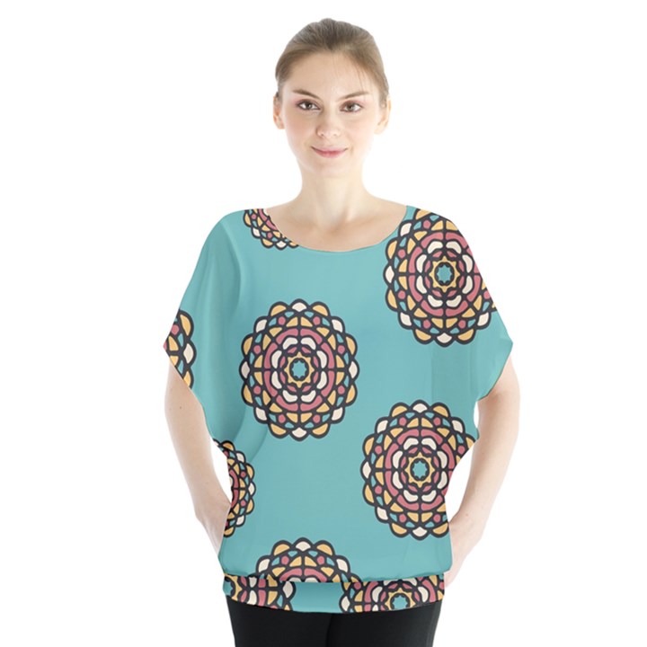 Circle Vector Background Abstract Blouse