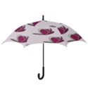 Magnolia Seamless Pattern Flower Hook Handle Umbrellas (Medium) View3