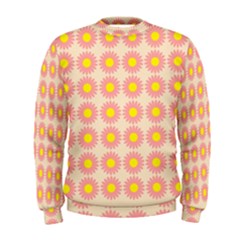 Pattern Flower Background Wallpaper Men s Sweatshirt by Nexatart