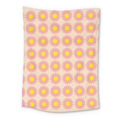 Pattern Flower Background Wallpaper Medium Tapestry