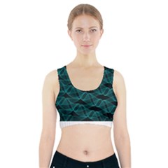 Pattern Vector Design Sports Bra With Pocket