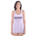 Purple Modern Skater Dress Swimsuit View1