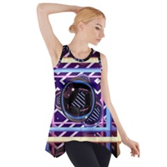 Abstract Sphere Room 3d Design Side Drop Tank Tunic by Nexatart