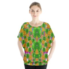 Jungle Love In Fantasy Landscape Of Freedom Peace Blouse