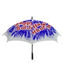 Happy 4th Of July Graphic Logo Golf Umbrellas View3