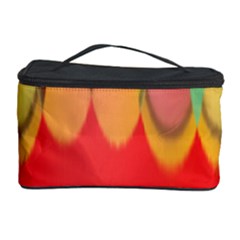 Colors On Red Cosmetic Storage Case by linceazul