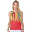 Colors On Red Women s Basketball Tank Top View1