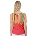 Colors On Red Women s Basketball Tank Top View2