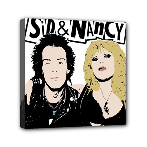 Sid And Nancy Mini Canvas 6  X 6  by Valentinaart