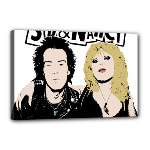 Sid And Nancy Canvas 18  X 12  by Valentinaart