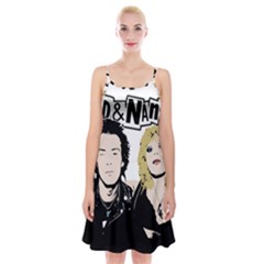 Sid And Nancy Spaghetti Strap Velvet Dress by Valentinaart