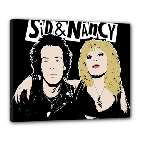 Sid And Nancy Canvas 20  X 16  by Valentinaart