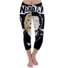 Sid And Nancy Capri Winter Leggings  by Valentinaart