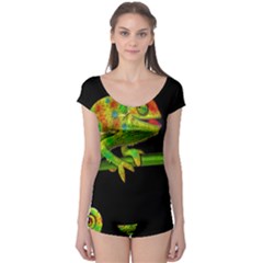 Chameleons Boyleg Leotard  by Valentinaart