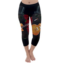 Puli Dog - Slash  Capri Winter Leggings  by Valentinaart