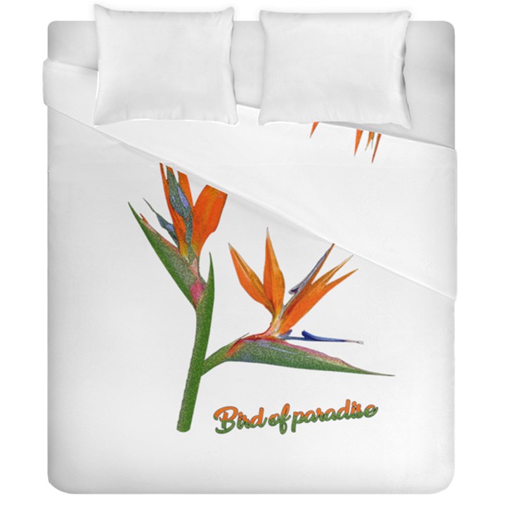 Bird Of Paradise Duvet Cover Double Side (California King Size)