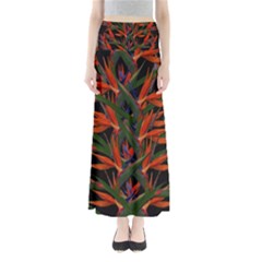 Bird Of Paradise Maxi Skirts by Valentinaart