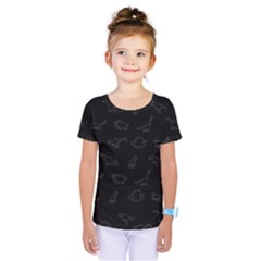 Dinosaurs Pattern Kids  One Piece Tee