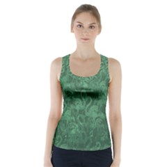 Flamingo Pattern Racer Back Sports Top