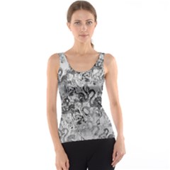 Flamingo Pattern Tank Top by ValentinaDesign