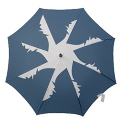 Blue White Hill Hook Handle Umbrellas (medium) by Mariart