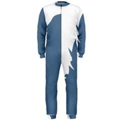 Blue White Hill Onepiece Jumpsuit (men)  by Mariart